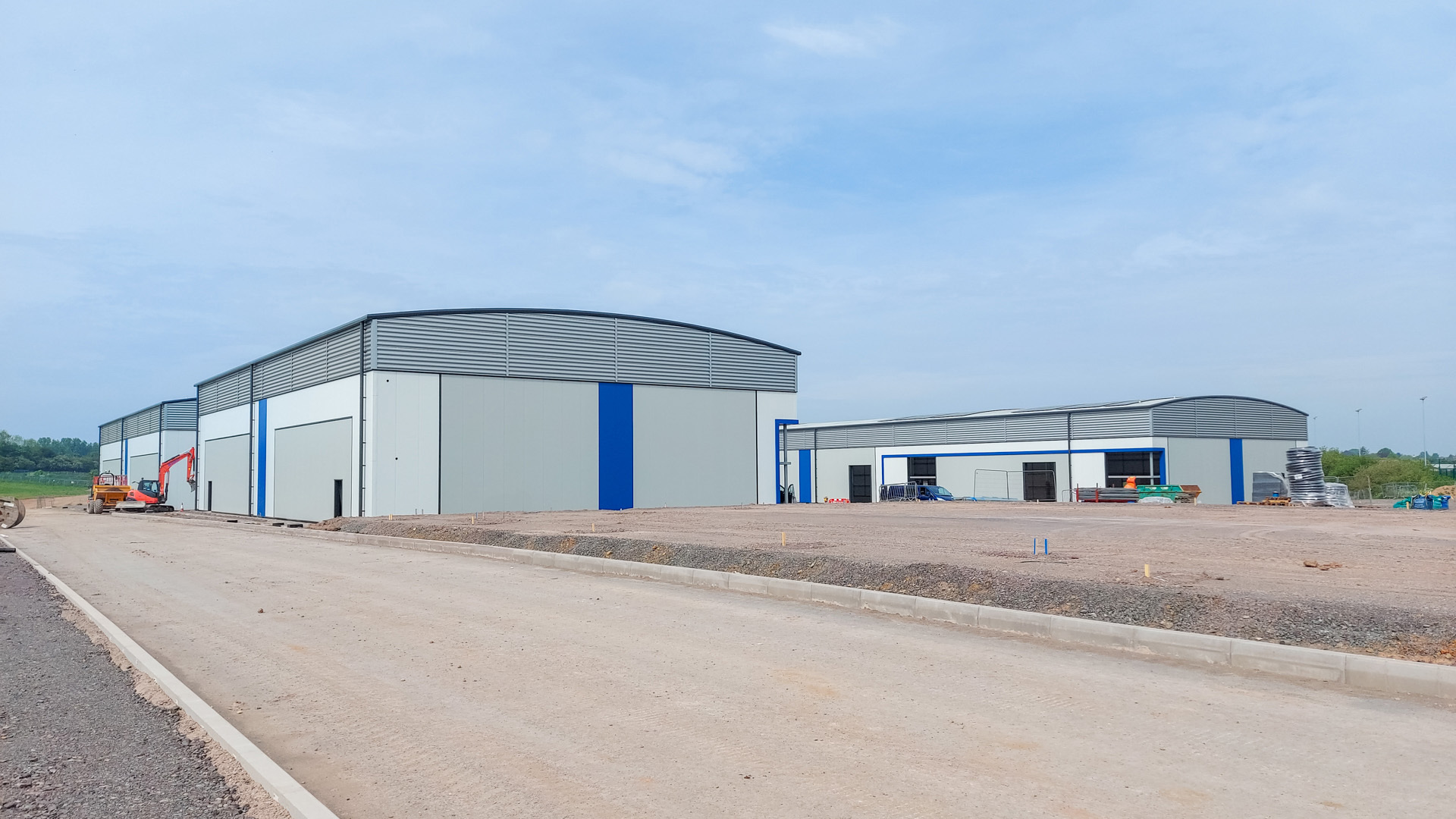 Completed units at Stadium Point Business Park